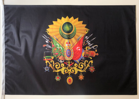 Osmanisches Wappen Flagge - Osmanlı Arması Bayrağı